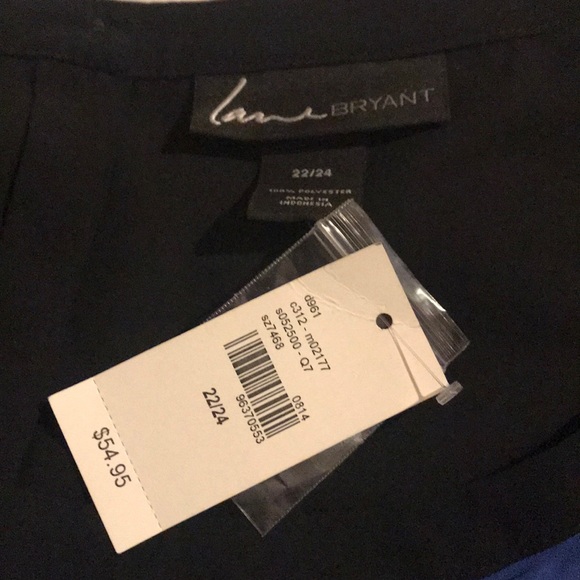 Lane Bryant Short Sleeve Plus Size Blouse - Picture 4 of 4
